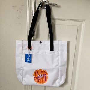 Adidas white tote